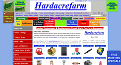 Desktop Screenshot of hardacrefarm.com